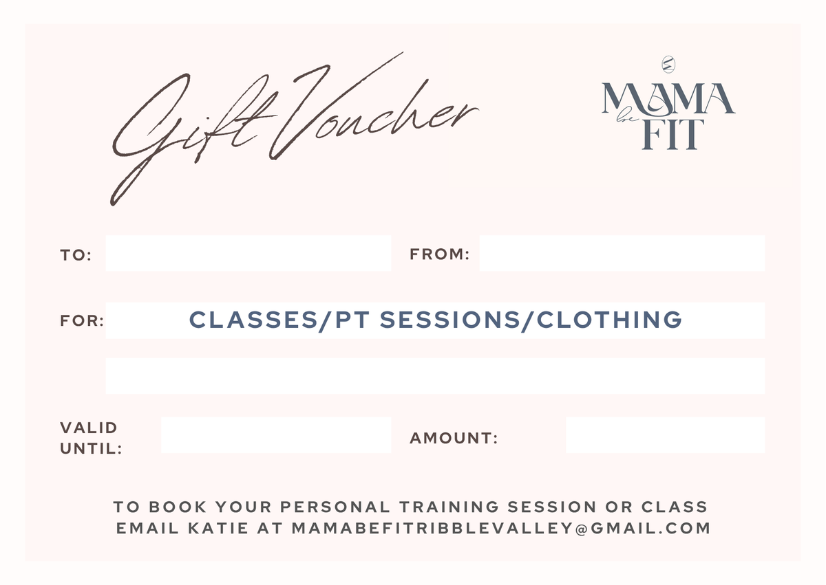 Mama be Fit Gift Card