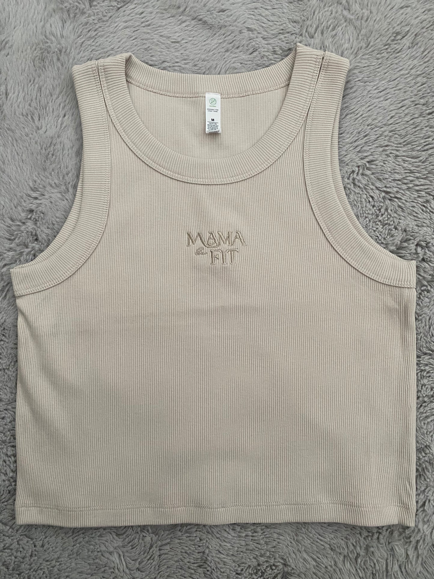 Cropped Ribbed Vest Top