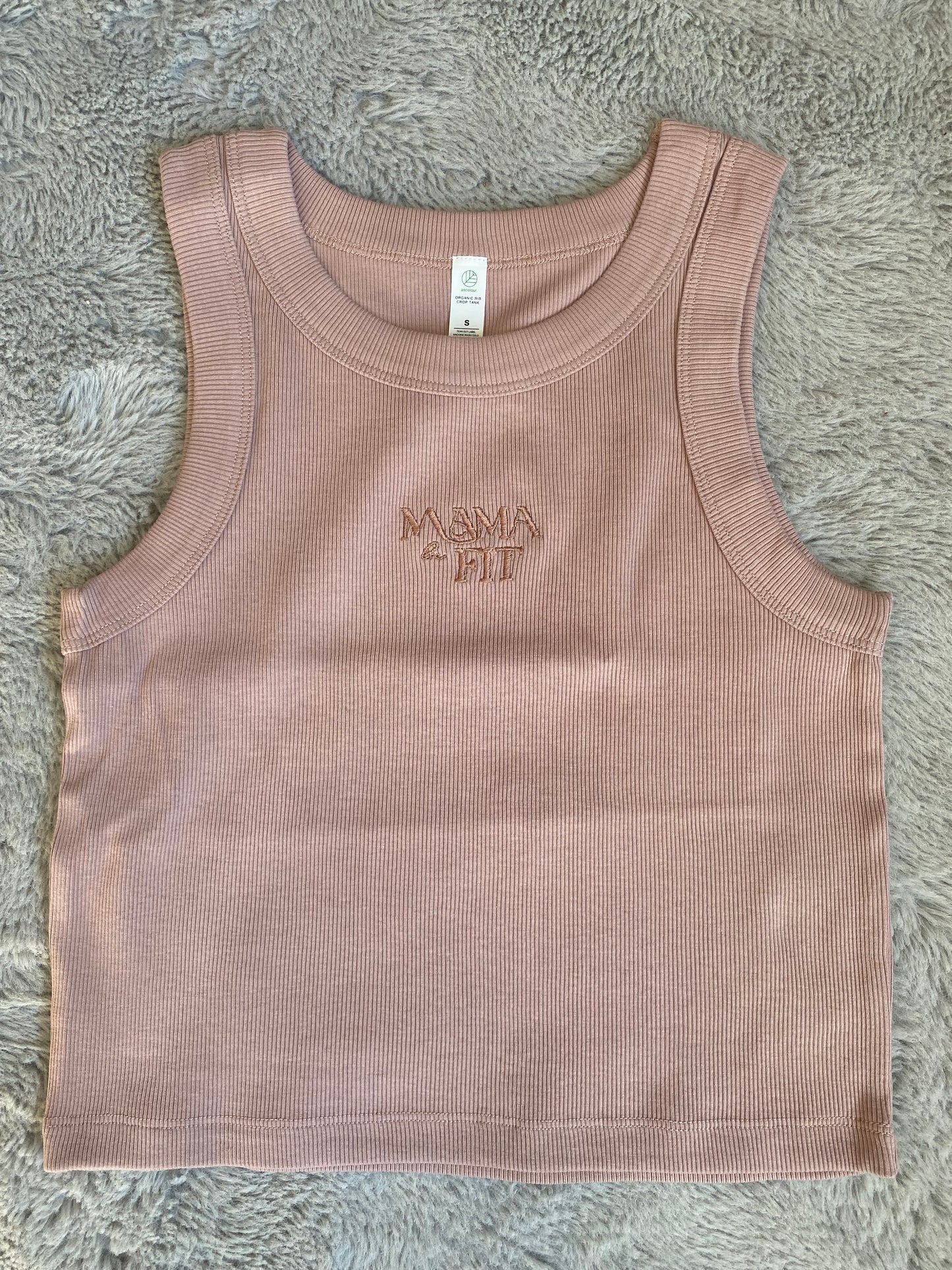 Cropped Ribbed Vest Top