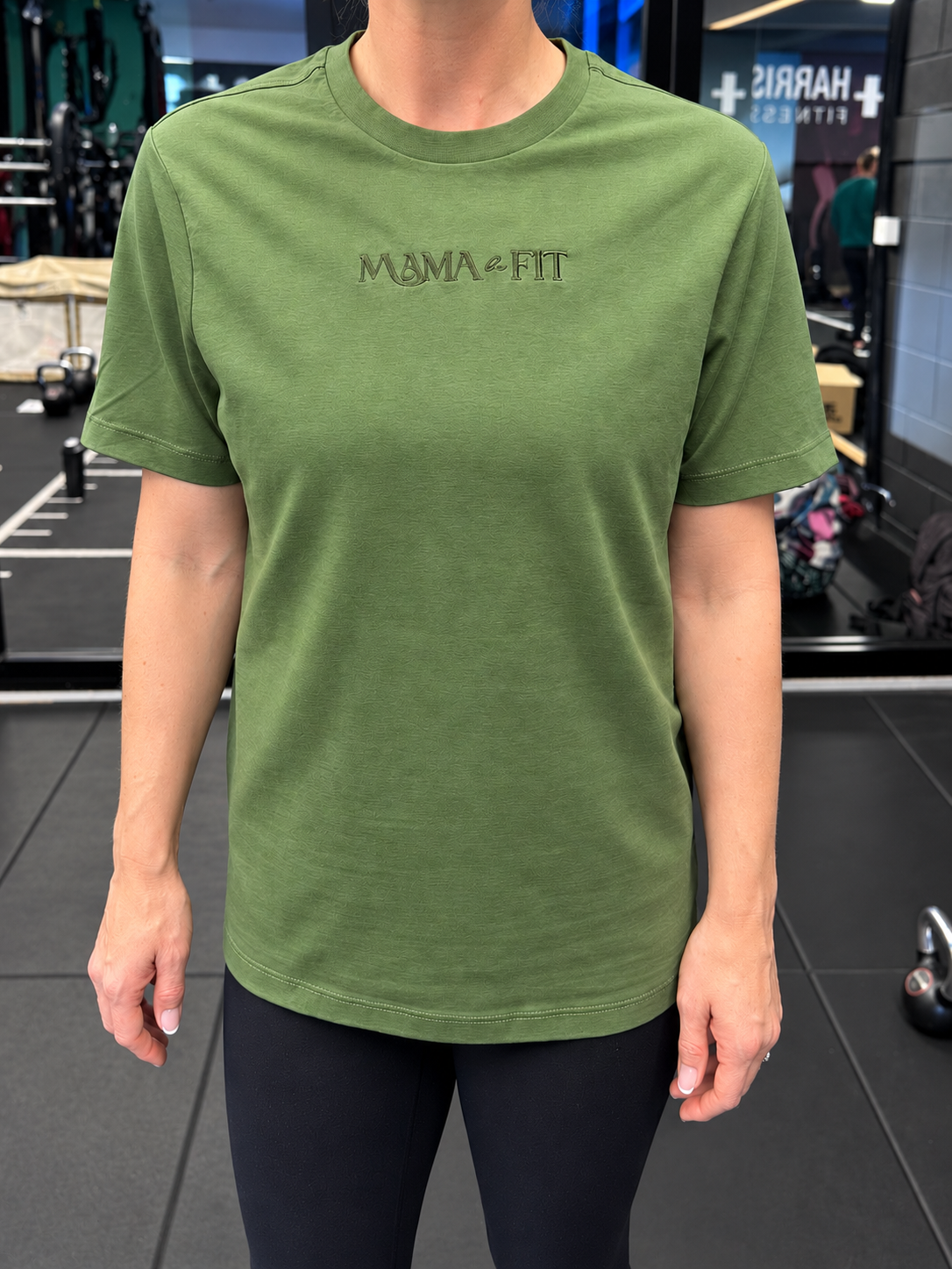 Mama be Fit Embroidered Tee