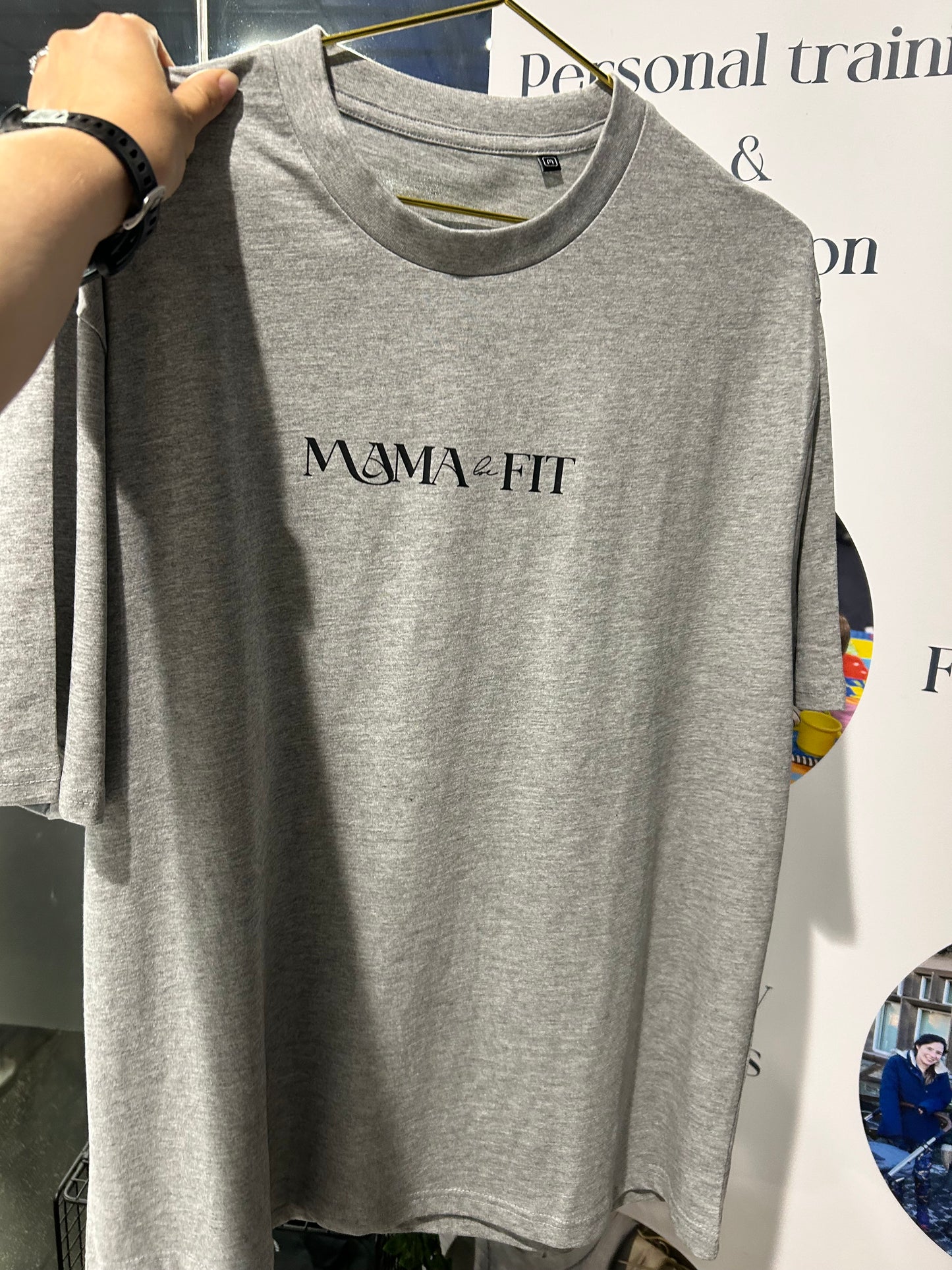 Mama be Fit Oversized Tee